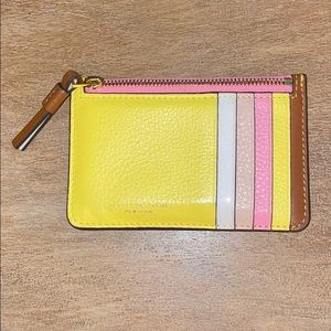 Tory Burch Perry Color-Block Cardholder/Wallet